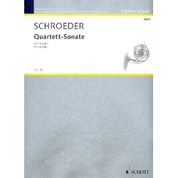 Quartett-Sonate : für 4 Hörner - Hermann Schroeder