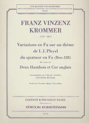 Variations en fa sur un thème de I.J. Pleyel - Franz Krommer