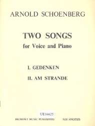 2 frühe Lieder : für Gesang und Klavier - Arnold Schönberg