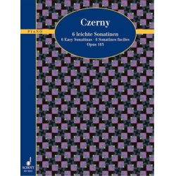 6 leichte Sonatinen op.163 : für Klavier - Carl Czerny