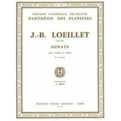 LOEILLET Jean-Baptiste : Sonate ré maj. - Jean Baptiste Loeillet de Gant