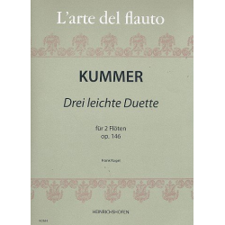3 leichte Duette op.146 : für 2 Flöten - Caspar Kummer