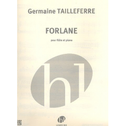 Forlane : pour flûte et piano - Germaine Tailleferre