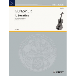 Sonatine : für Violine - Harald Genzmer