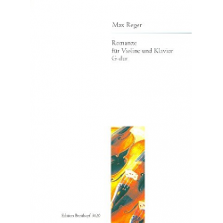 Romanze G-Dur : für Violine und Klavier - Max Reger