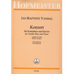 Konzert E-Dur für Kontrabaß - Johann Baptist (Krtitel) Vanhal