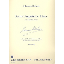 6 Ungarische Tänze : für Flöte - Johannes Brahms / Arr. Doris Geller