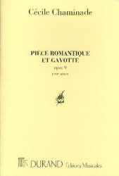 Piece romantique et gavotte op.9 : pour - Cecile Louise S. Chaminade
