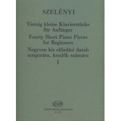 40 kleine Klavierstücke - Istvan Szelenyi