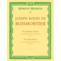 6 kleine Suiten aus op.27 : für - Joseph Bodin de Boismortier