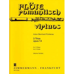 3 Trios op.14 : für 3 Flöten - Anton Bernhard Fürstenau / Arr. Werner Richter