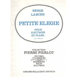 Petite élégie : pour hautbois et piano - Serge Lancen