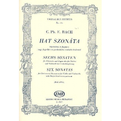 6 Sonaten für Klarinette und Fagott -Carl Philipp Emanuel Bach