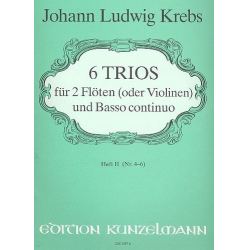 6 Trios Band 2 (Nr.4-6) : - Johann Ludwig Krebs