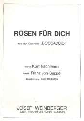 ROSEN FUER DICH : FUER SINGSTIMME -Franz von Suppé