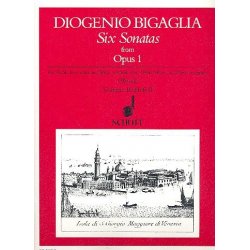 6 Sonatas from op.1 vol.2 (op.1,10 - Diogenio Bigaglia