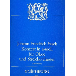 Konzert a-Moll für Oboe und - Johann Friedrich Fasch