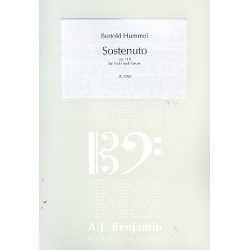 Sostenuto op.11b : für Viola und Klavier - Bertold Hummel