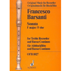 Sonate F-Dur : für - Francesco Barsanti