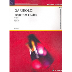 20 petites etudes : für Flöte -Giuseppe Gariboldi
