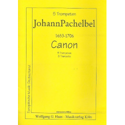 Canon : für 5 Trompeten - Johann Pachelbel