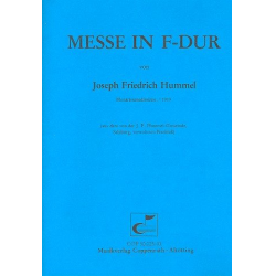 Messe in F-Dur : für - Josef Hummel