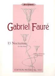 13 Nocturnes : for piano - Gabriel Fauré