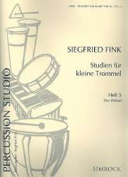 Studien für kleine Trommel Band 5 : - Siegfried Fink