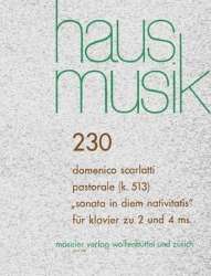 PASTORALE C-DUR : FASSUNG FUER KLA- - Domenico Scarlatti / Arr. Franzpeter Goebels