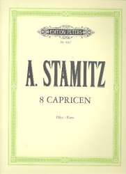 8 Capricen : für Flöte - Johann Stamitz