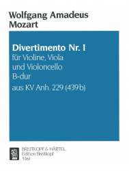 Divertimento Nr.1 B-Dur KV Anh.IV:229 : - Wolfgang Amadeus Mozart