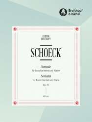 Sonate op.41 : für Baßklarinette - Othmar Schoeck