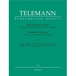 Methodische Sonaten Band 6 : - Georg Philipp Telemann