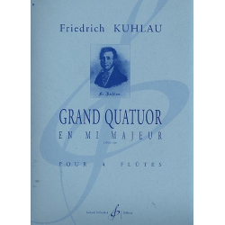Grand quatuor mi majeur op.103 : - Friedrich Daniel Rudolph Kuhlau