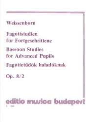 Fagottstudien für Fortgeschrittene op.8,2 - Julius Weissenborn