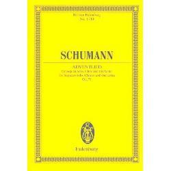 Adventlied op.71 : für Sopran, gem Chor - Robert Schumann