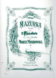 Mazurka D-Dur : für 2 Klaviere - Moritz Moszkowski