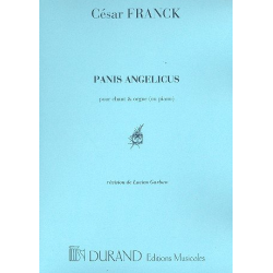 Panis Angelicus : pour voix élevée et orgue - César Franck