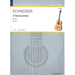 3 Nocturnes : für Gitarre - Enjott (Norbert Jürgen) Schneider