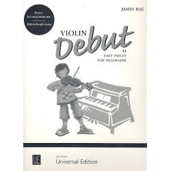 Violin Debut (+CD) : für Violine und Klavier - James Rae