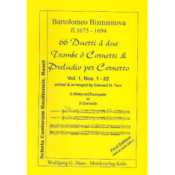 66 Duette Band 1 (Nr.1-22) - Bartholimeo Bismantova