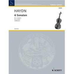 6 Sonaten : für 2 Violinen - Franz Joseph Haydn