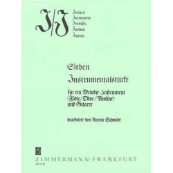 7 Instrumentalstücke : für - Armin Schmidt