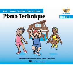 Piano Technique Book 1 (Book/CD) -Mona Rejino