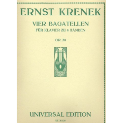 4 Bagatellen op.70 : für - Ernst Krenek