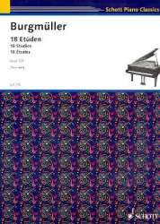 18 Etüden op.109 : für - Friedrich Burgmüller
