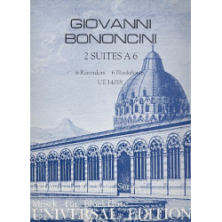 2 Suiten à 6 aus op.5  : für - Giovanni Bononcini