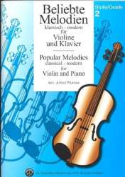 Beliebte Melodien Band 3 - Soloausgabe Violine und Klavier - Diverse / Arr. Alfred Pfortner