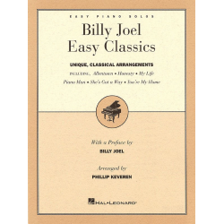 Billy Joel Easy Classics Piano Solo Personality - Billy Joel / Arr. Phillip Keveren