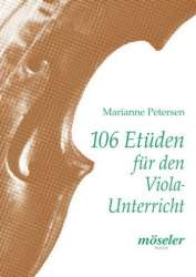 106 Etüden für den Violaunterricht : - Marianne Petersen